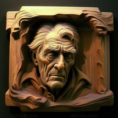 3D мадэль Американский художник Гарри Вейсбурд. (STL)